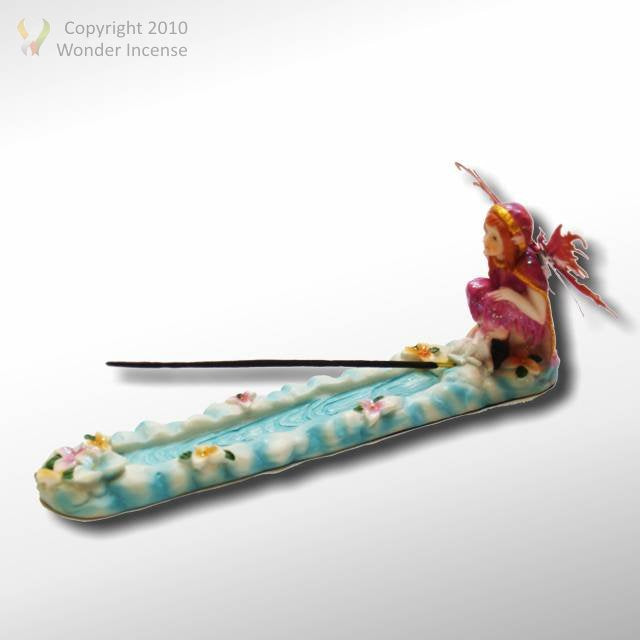 Sitting Fairy Ash Catcher- Pink