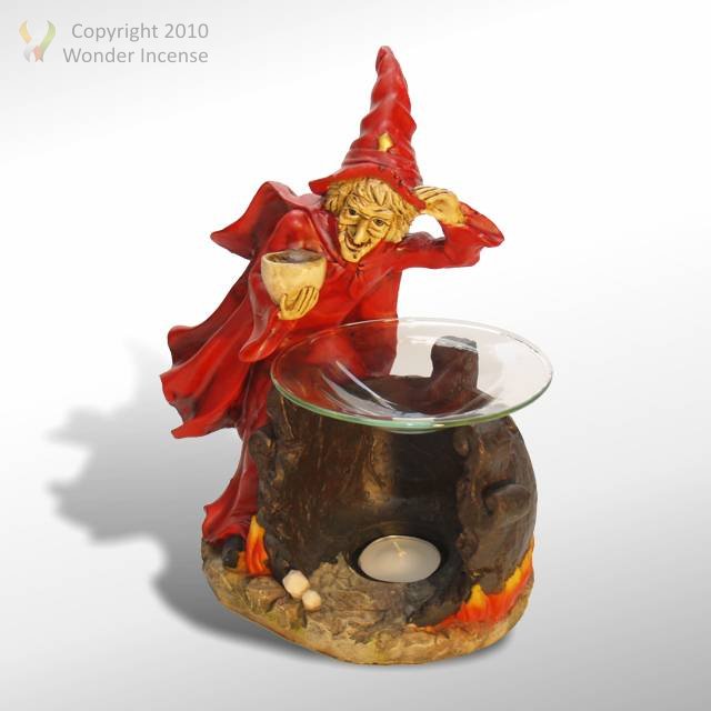 Witch Oil Burner - Red